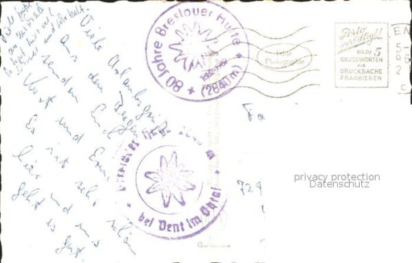 Breslauerhuette Berghaus Ötztal Nebelmeer Alpen – Bild 2