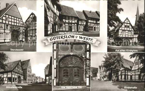 Guetersloh Standesamt Alte Fachwerkhäuser Kirchpla