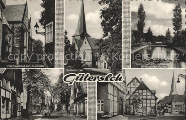 Guetersloh Treppenaufgang Kirchplatz Apostelkirche