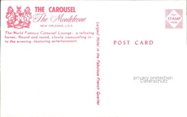 New Orleans Louisiana The Carousel Lounge The Monteleone – Bild 2
