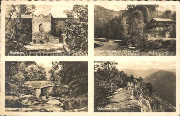 Schwarzatal Schweizerhaus Eberstein Ruine Steinerne