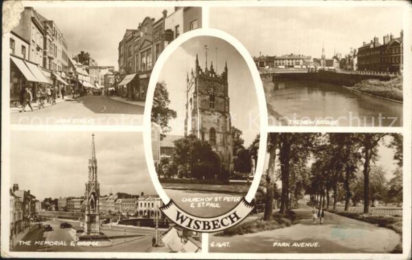 Wisbech High Street New Bridge Park Avenue Chur
