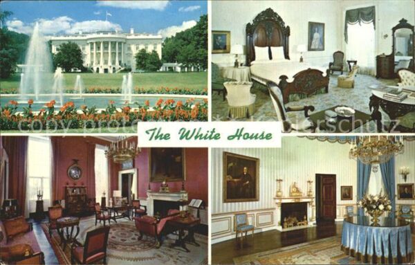 Washington DC The White House Lincolns Bedroom Red Ro