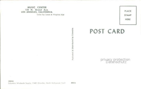 Los Angeles California Music Center – Bild 2