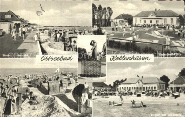 Kellenhusen Ostseebad Strandpromenade Kleingolfplatz Lesehall