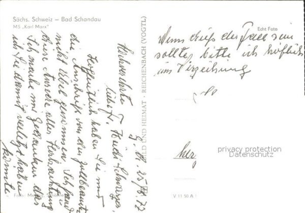 Bad Schandau MS Karl Marx Dampfer Elbe – Bild 2
