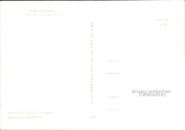 Neubrandenburg Mudder Schulten Denkmal – Bild 2