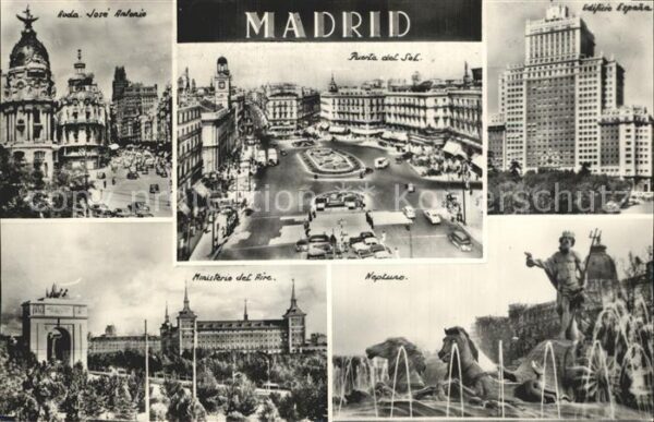 Madrid Spain Avenida Jose Antonio Puerta del Sol Edi