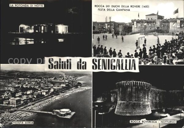Senigallia Rotonda di Notte Rocca dei Duchi della