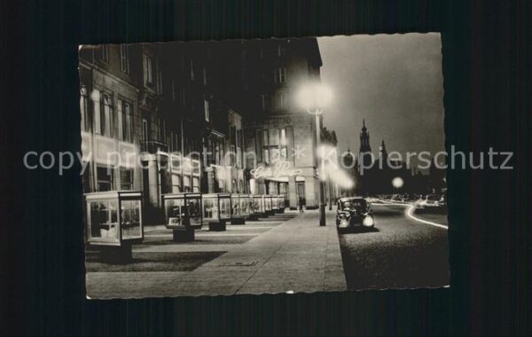 Dresden Altmarkt Nachtaufnahme