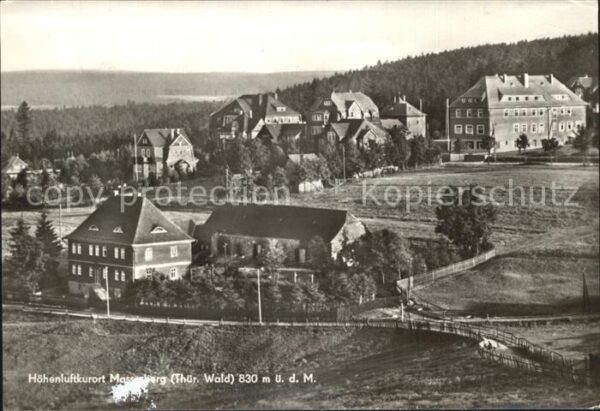 Masserberg Teilansicht Höhenluftkurort Thüringer W