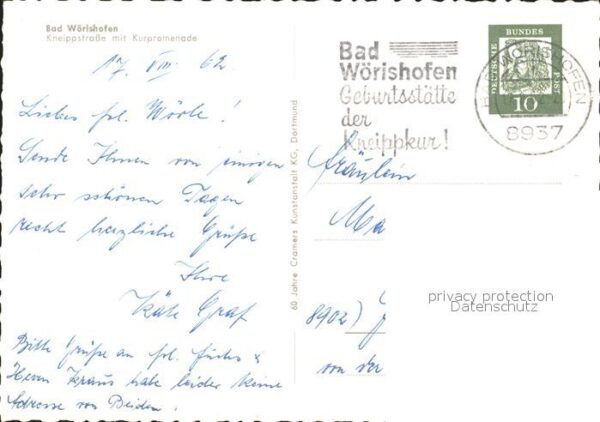 Bad Woerishofen Kneippstrasse mit Kurpromenade – Bild 2