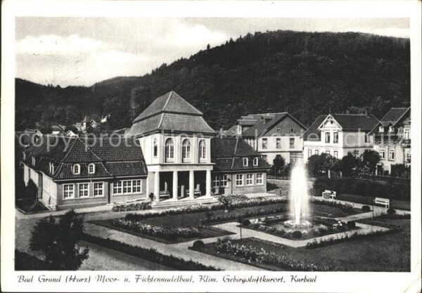 Bad Grund Moorbad Fichtennadelbad Kurbad Springbr