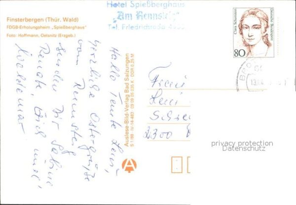 Finsterbergen FDGB Erholungsheim Spiessberghaus – Bild 2
