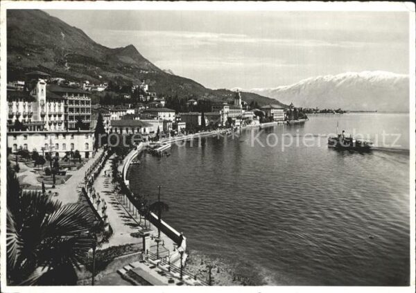 Gardone Garda Panorama Uferstrasse