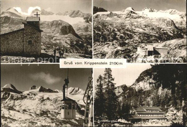 Obertraun Berghaus Krippenstein Kapelle Dachstein