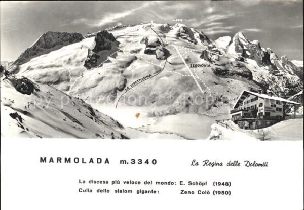 Marmolada La Regina delle Dolomiti Skigebiet Dolo