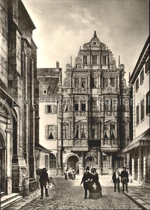 Heidelberg Neckar Hotel Ritter Gemälde Kurpfälzisches Mus