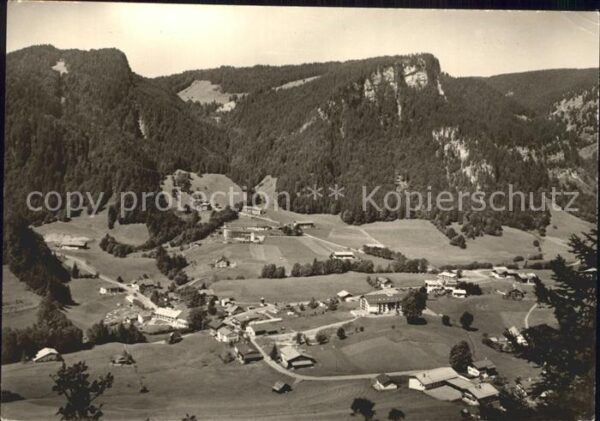 Tiefenbach Oberstdorf Panorama Höhenluftkurort mit Geissberg