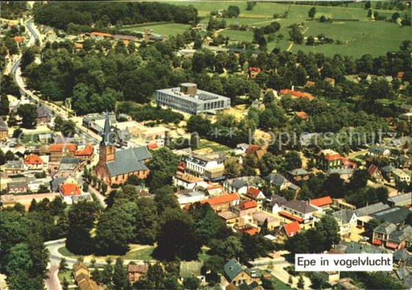 Epe Gelderland in vogelvlucht Fliegeraufnahme