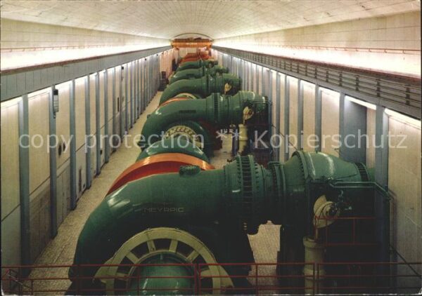 Vianden Salle des Turbines dans la Station de P