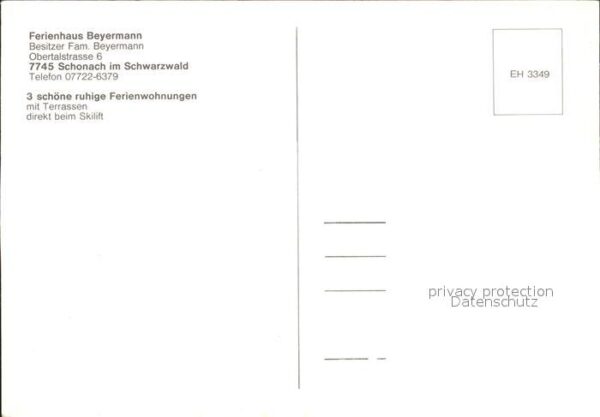 Schonach Schwarzwald Ferienhaus Beyermann Ferienwohnung – Bild 2