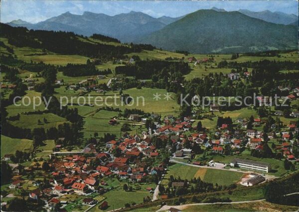 Bad Kohlgrub Alpenpanorama Fliegeraufnahme