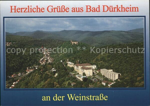 Bad Duerkheim Heilbad an der Weinstrasse Fliegeraufna