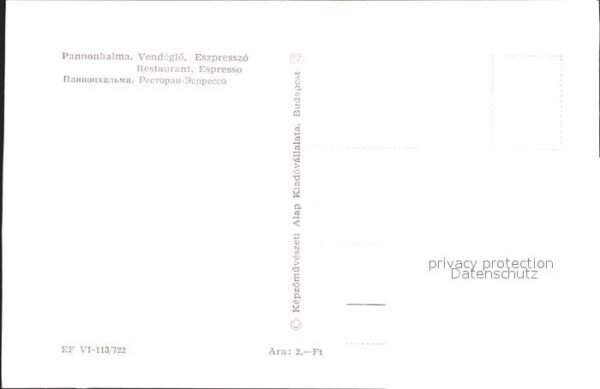 Pannonhalma Vendeglo Eszpresszo Restaurant – Bild 2