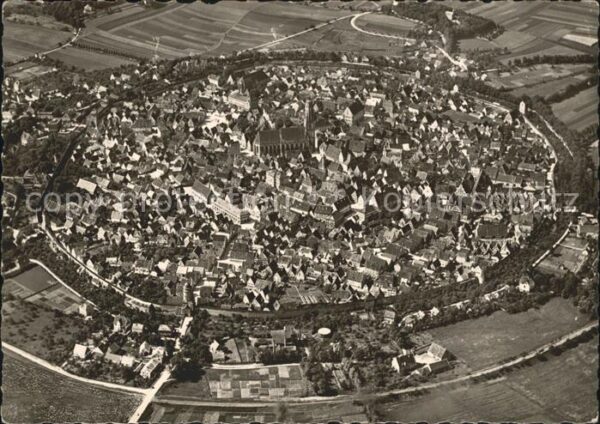 Noerdlingen Original Fliegeraufnahme Original Sträh
