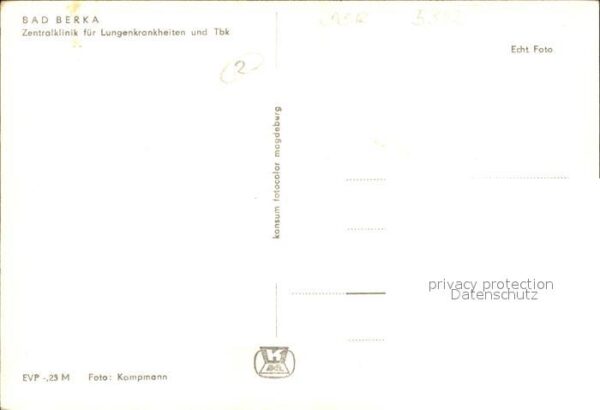 Bad Berka Zentralklinik für Lungenkrankheiten und – Bild 2