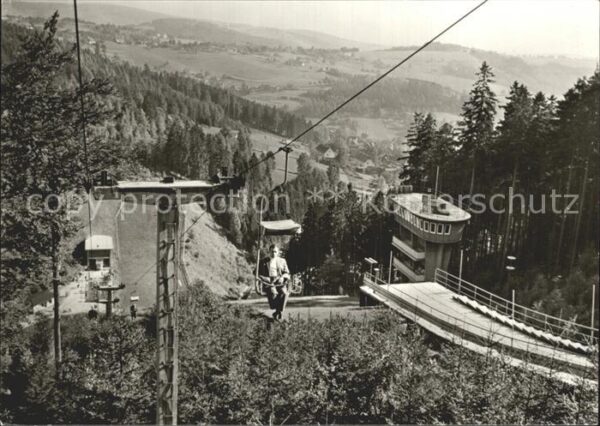 Klingenthal Vogtland Grosse Aschbergschanze Sessellift Skisp