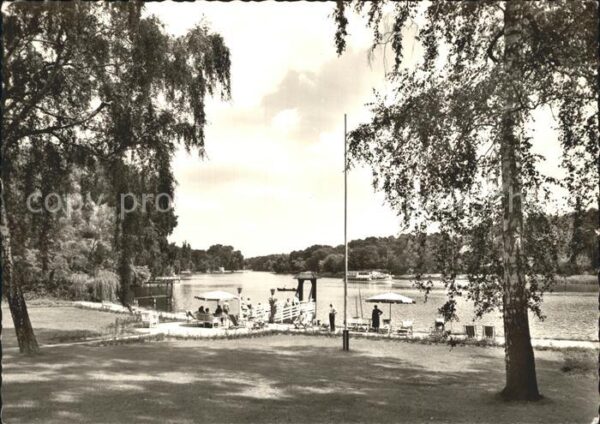 Wannsee Ufer Badesteg Haus am Kleinen Wannsee S