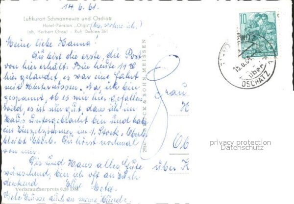 Schmannewitz Hotel Pension Olga Nachtaufnahme – Bild 2