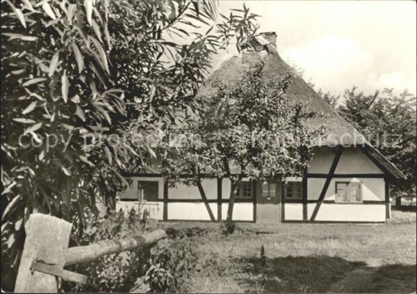 Klockenhagen Freilichtmuseum Hinterer Giebel des Bau