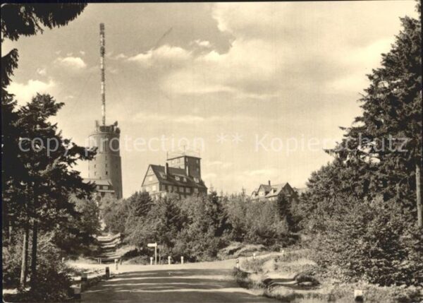 Grosser Inselsberg Sendeturm Aussichtsturm Berggaststätte