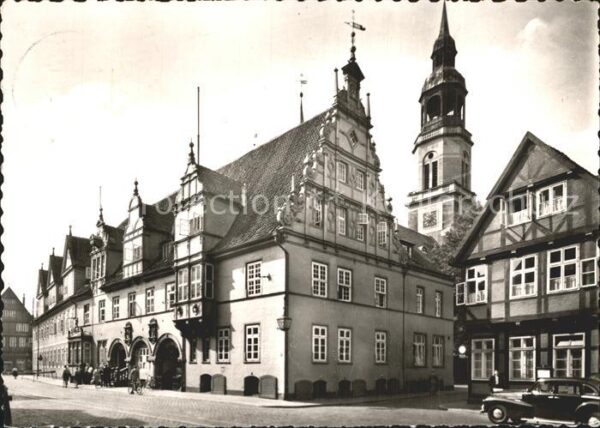 Celle Niedersachsen Nordgiebel Rathaus 16. Jhdt. Renaissanc
