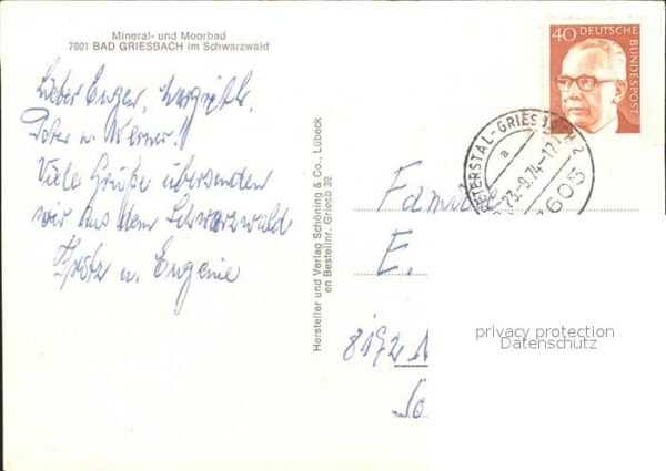 Bad Griesbach Schwarzwald  Teilansichten Hotel Restaurant Kirche A – Bild 2
