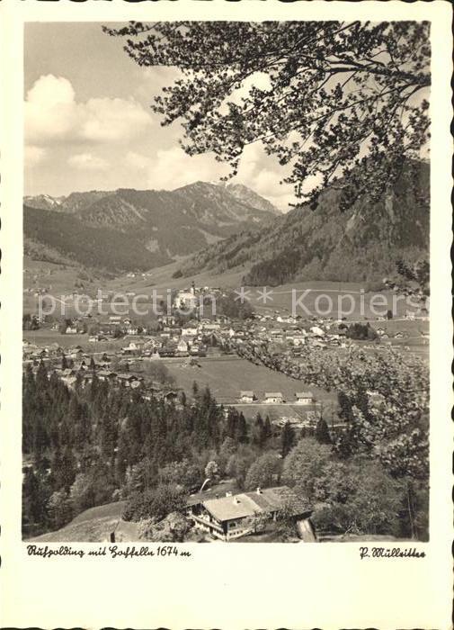 Ruhpolding Panorama mit Hochfelln Chiemgauer Alpen