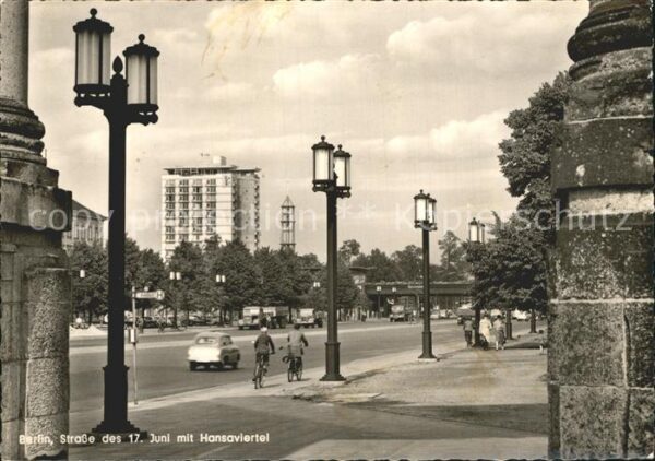 Berlin Strasse des 17. Juni Hansaviertel