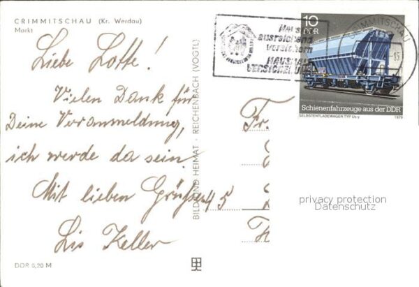 Crimmitschau Markt Brunnen – Bild 2