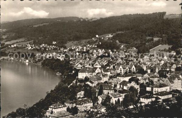 Waldshut-Tiengen Fliegeraufnahme mit Rhein