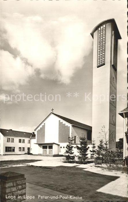 Lage Lippe Peter und Paul-Kirche