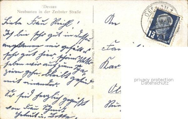 Dessau-Rosslau Zerbster Strasse Strassenbahn – Bild 2