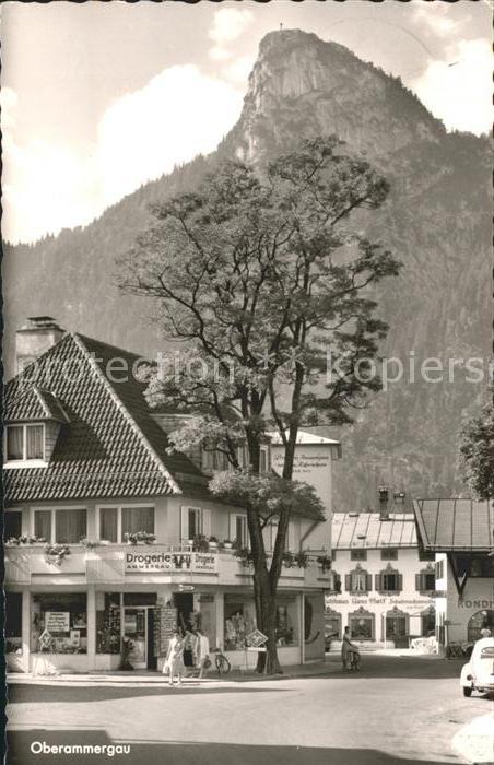 Oberammergau Dorfstrasse mit Kofel