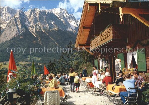 Grasberg Sulzbach-Rosenberg Berggasthof St. Martin mit Zugspitzgrup