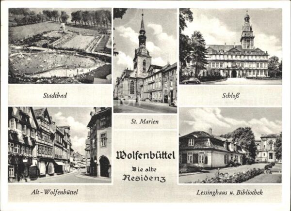 Wolfenbuettel Schloß St. Marien Stadtbad Lessinghaus