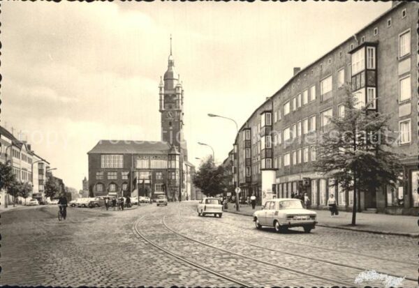 Dessau-Rosslau Rathaus Strasse der Deutsch Sowjetische
