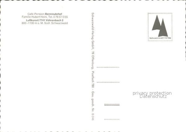 Voehrenbach Cafe Pension Bernreutehof – Bild 2