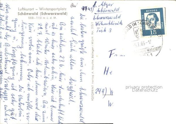 Schoenwald Schwarzwald Freibad – Bild 2